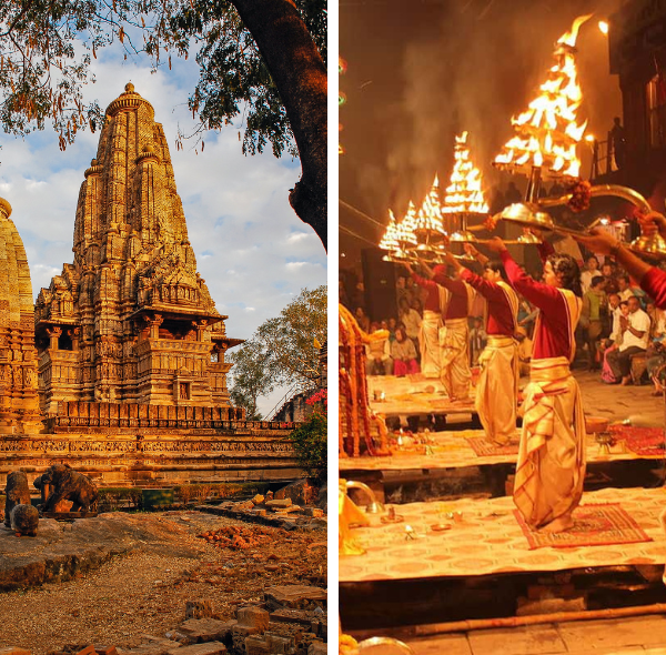 Golden Triangle Tour with Khajuraho and Varanasi